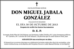 Miguel Jabala González